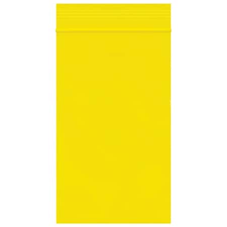 Bsc Preferred 3 x 5'' - 2 Mil Yellow Reclosable Poly Bags, 1000PK BUY03998133